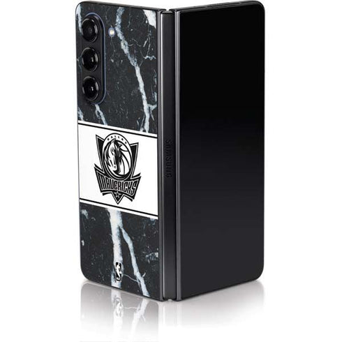 NBA Dallas Mavericks Marble Galaxy Z Fold5 5G Skin